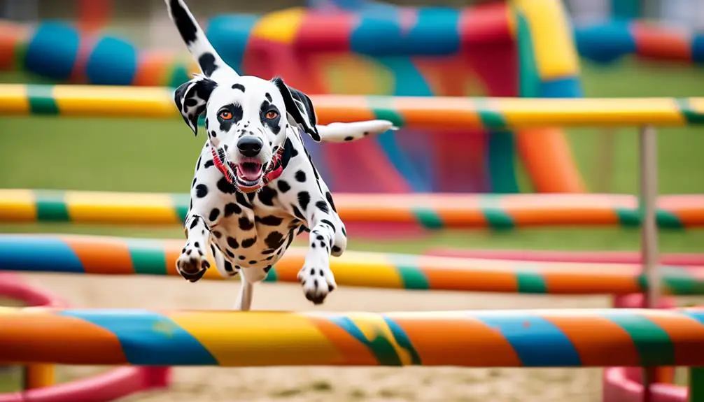 dalmatians excel in agility