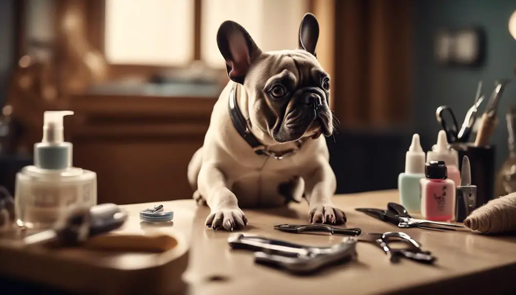 french bulldog nail care