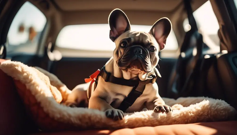 french bulldog road trip