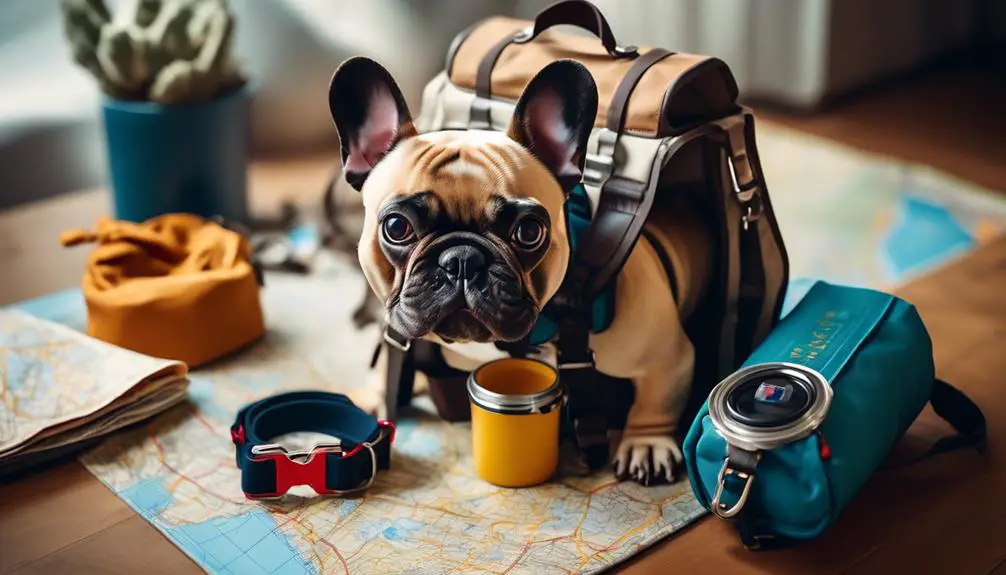 french bulldog travel essentials