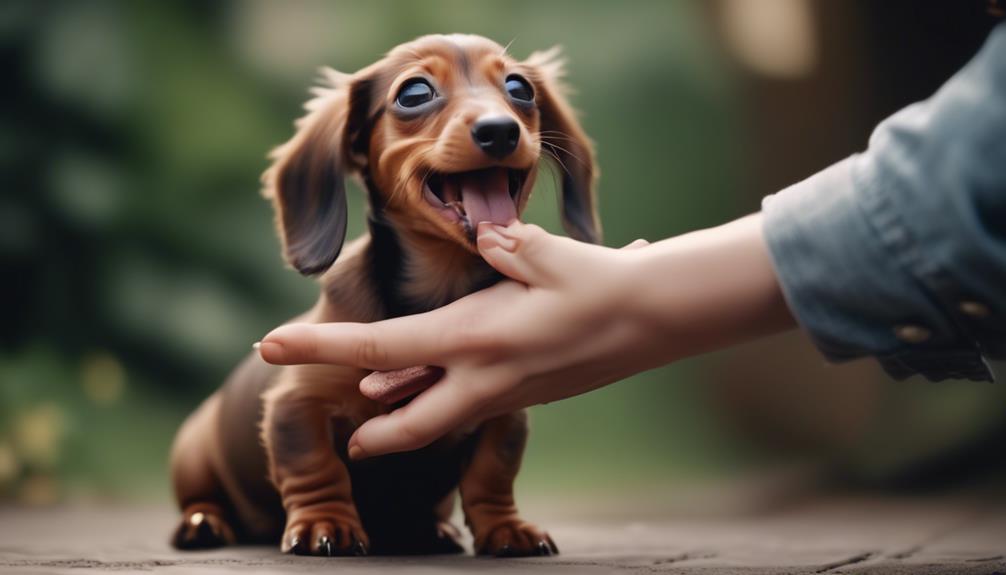 addressing dachshund biting behavior