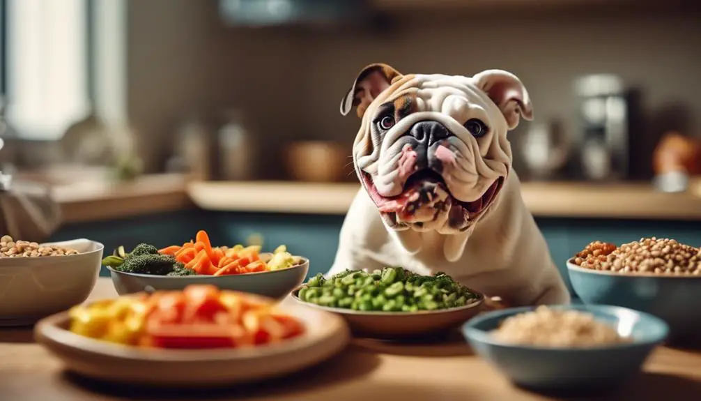 balanced diet for bulldogs