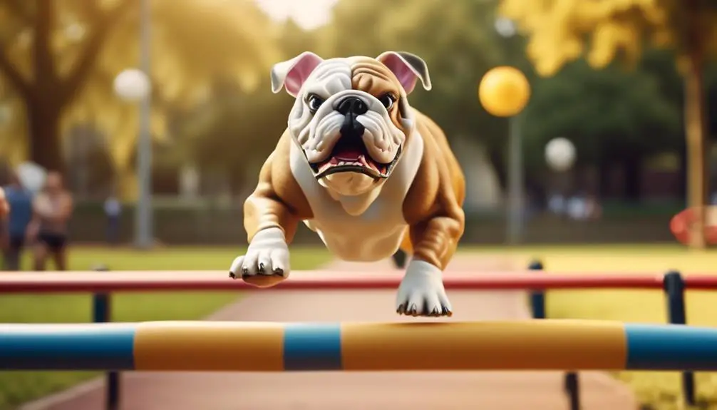 balanced exercise routine for bulldogs