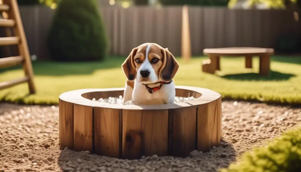 beagle friendly backyard design