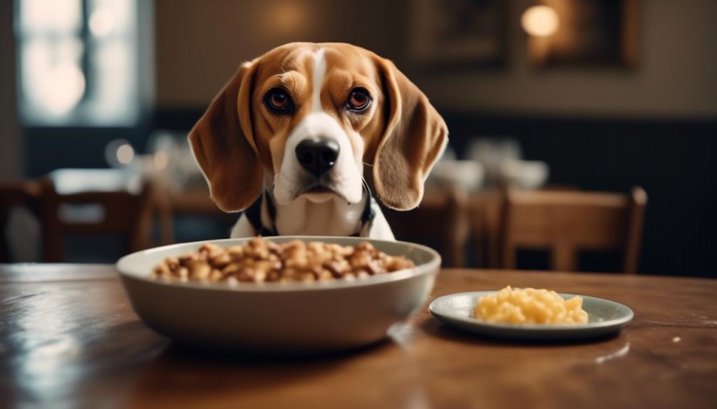 beagle mealtime training etiquette