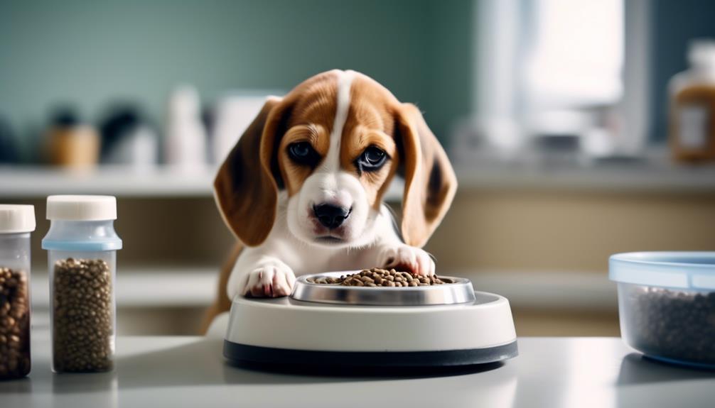 beagle puppy first check up