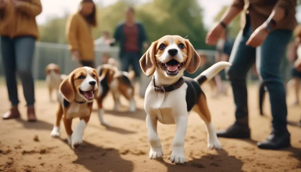 beagle puppy socialization strategies