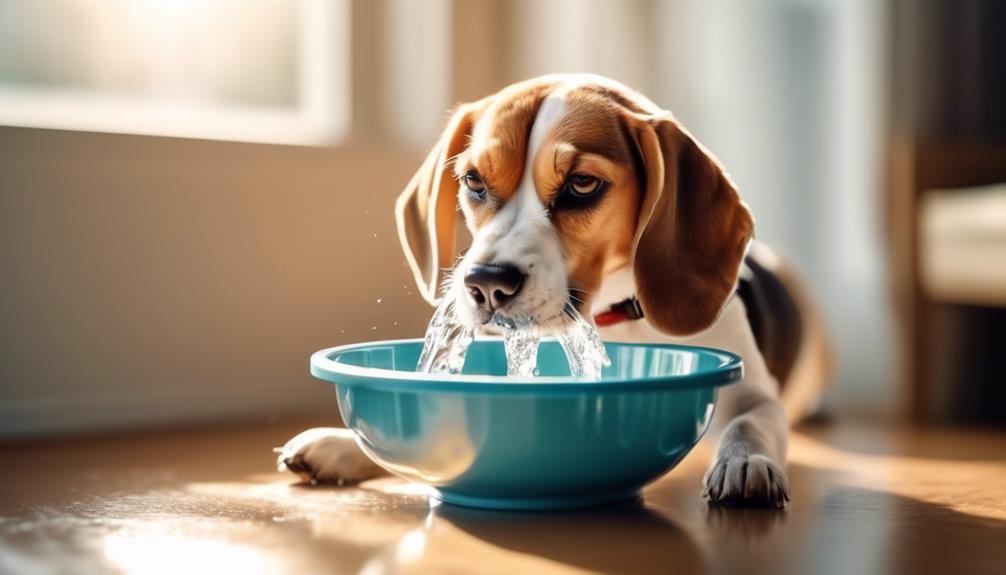 beagle water intake importance