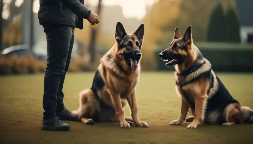 behavior modification for german shepherds