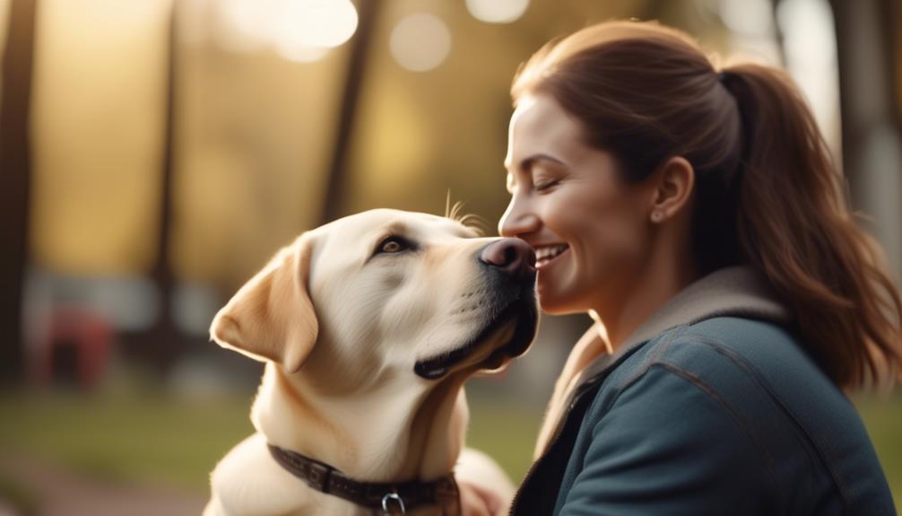 building a bond with labrador