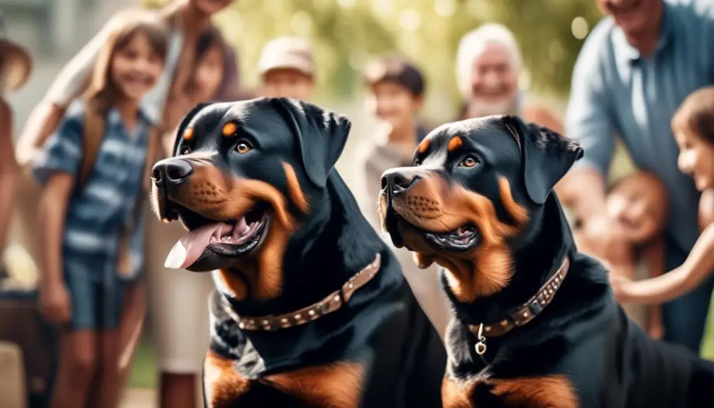 building confident rottweiler through socialization