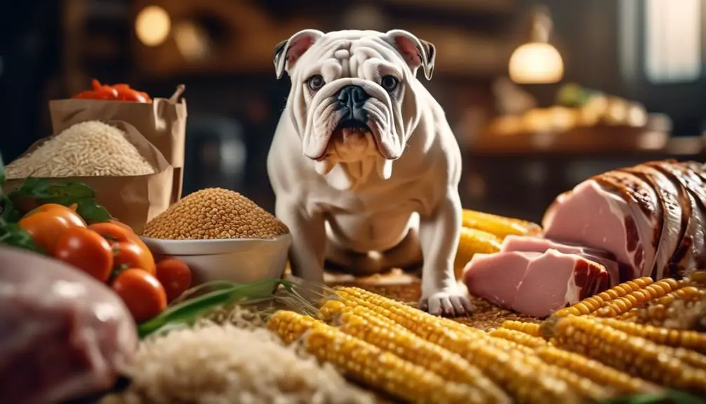 bulldog diets grain free analysis