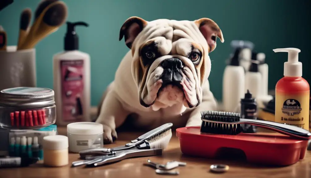 bulldog grooming essentials list