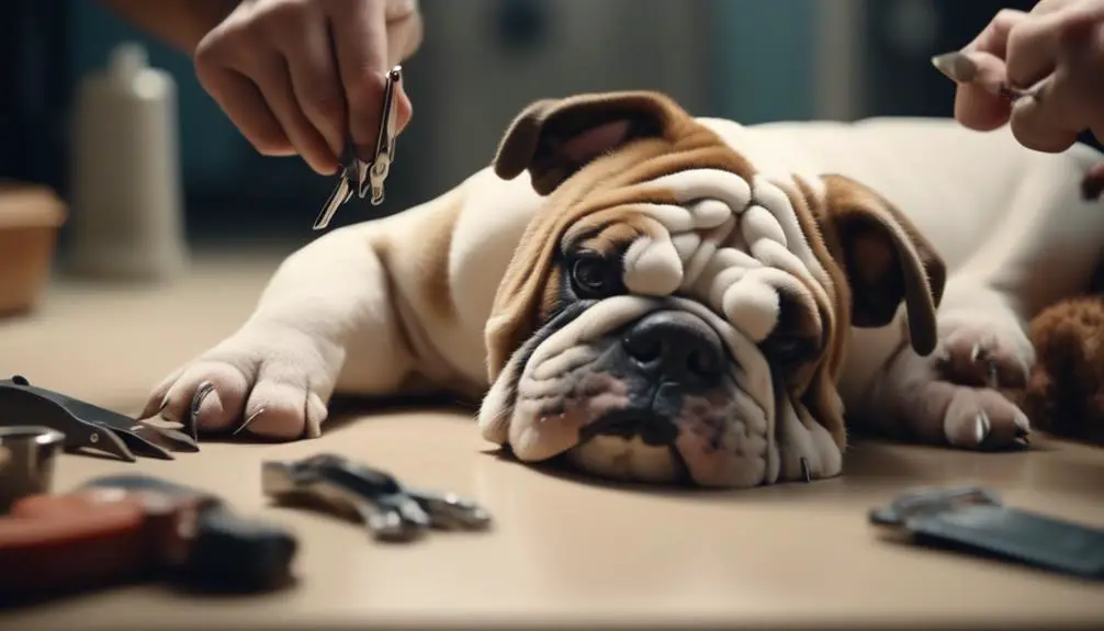 bulldog nail care guide