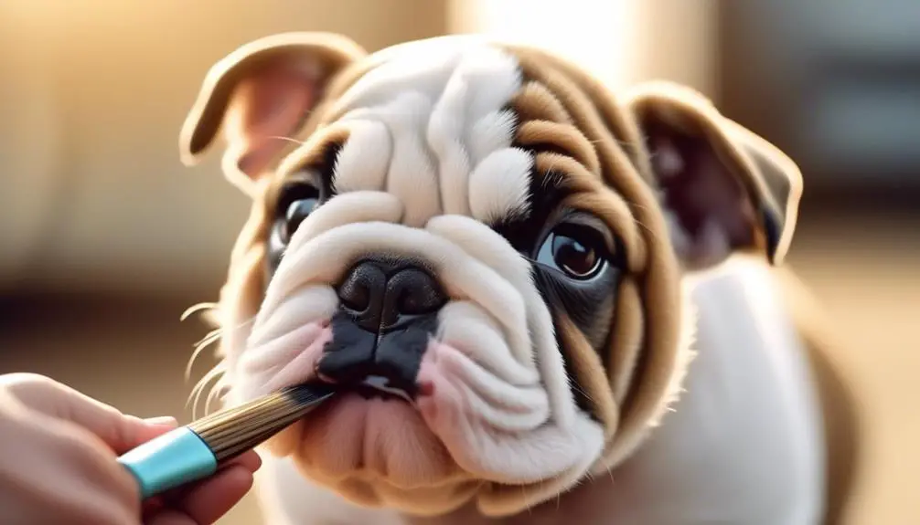 bulldog puppy grooming tips