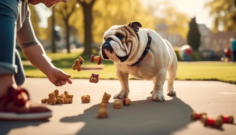 bulldog training with patience