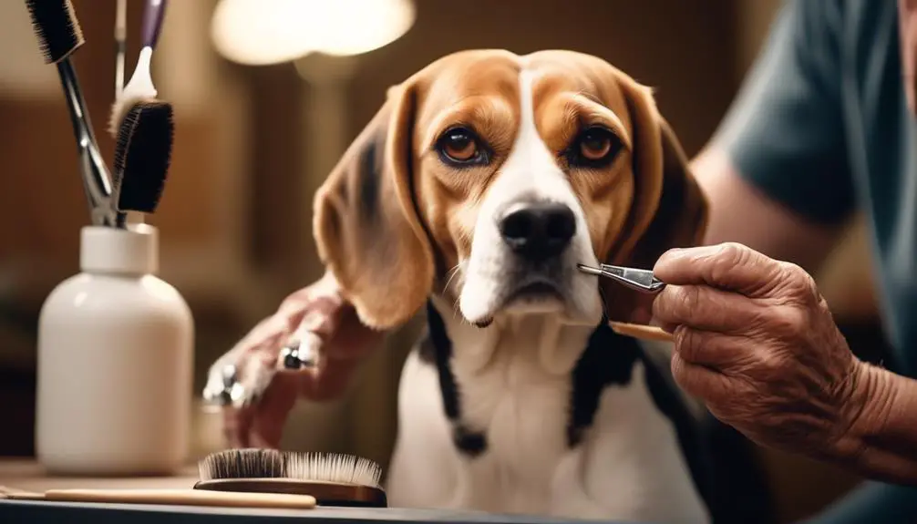 caring for aging beagles