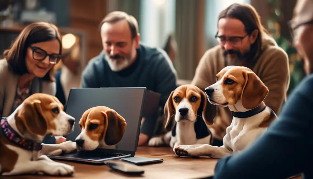 connecting beagle lovers online