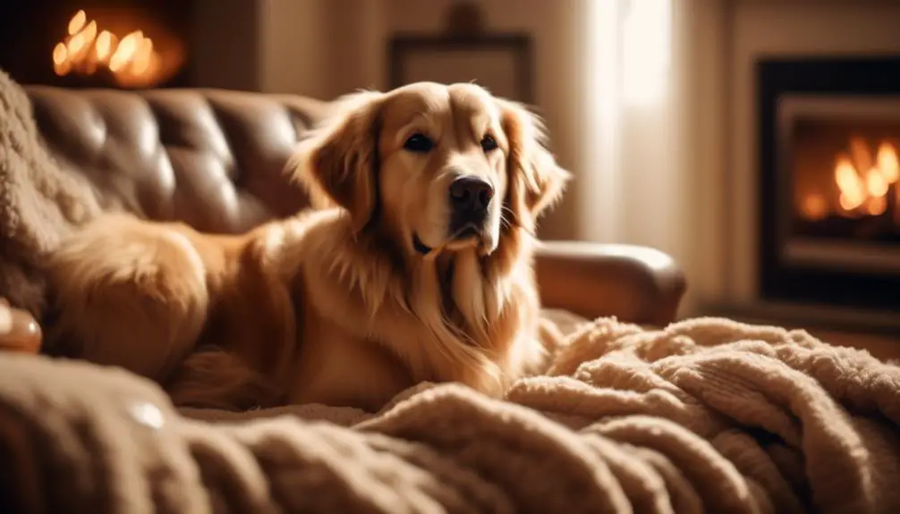 creating a cozy home for your golden retriever