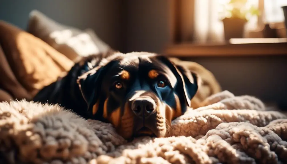 creating cozy spaces for rottweilers