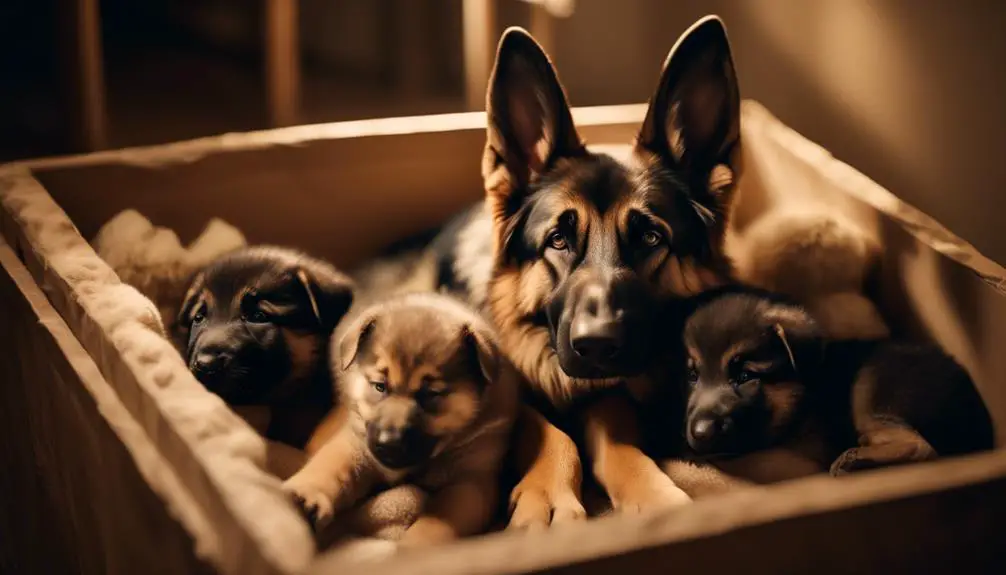 critical care for newborn german shepherd puppies