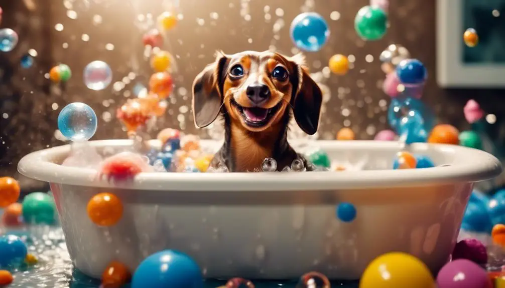 dachshund bathing techniques