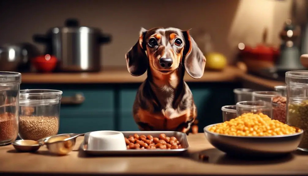 dachshund dietary portion control