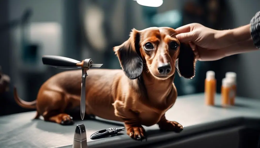 dachshund grooming for shiny coat