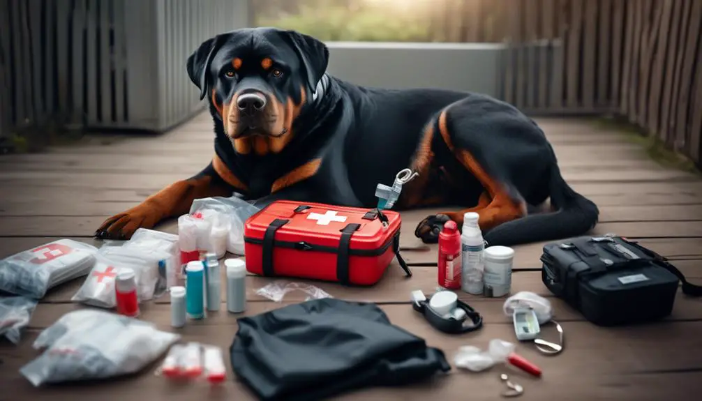 emergency readiness for rottweilers