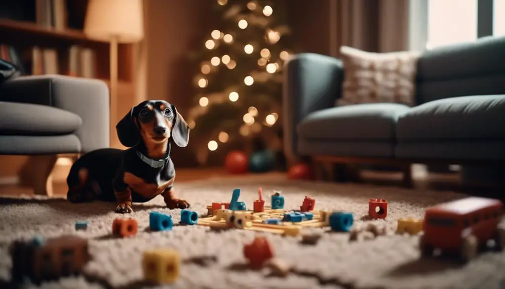 entertaining dachshunds indoors safely