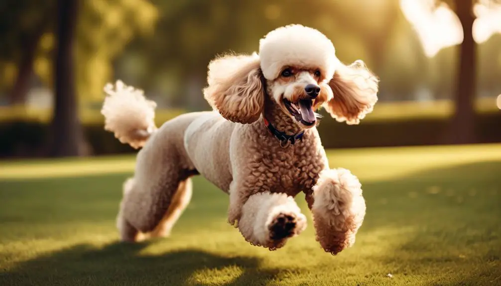 exercise and poodle behavior
