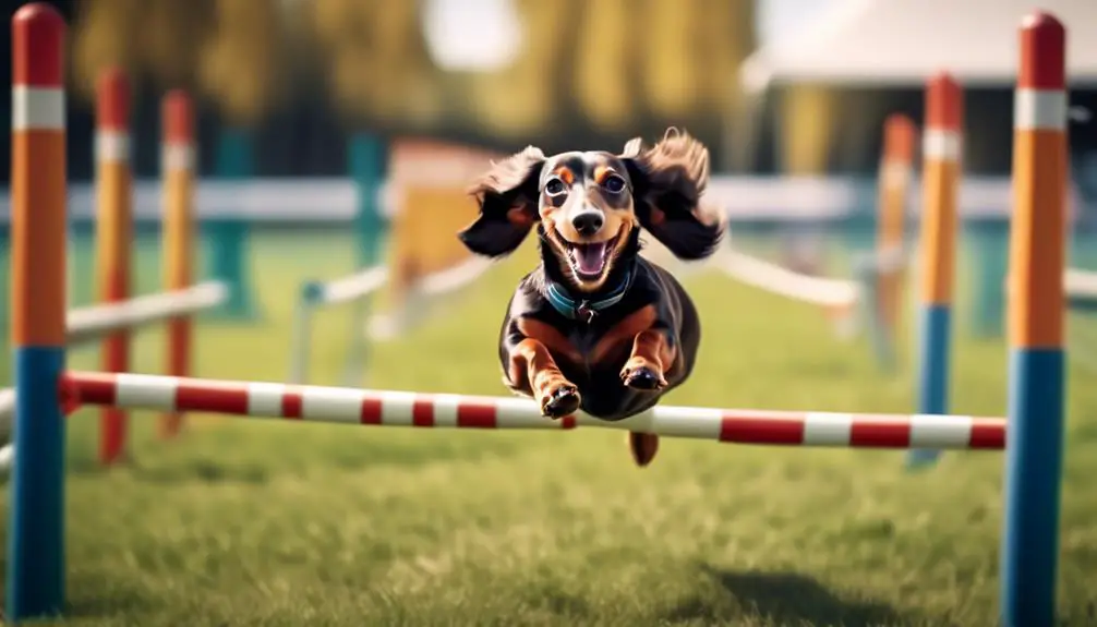 exercising your energetic dachshund