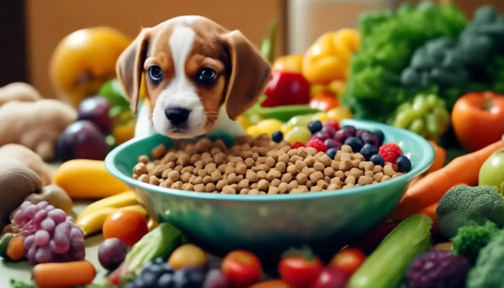 feeding beagle puppy correctly