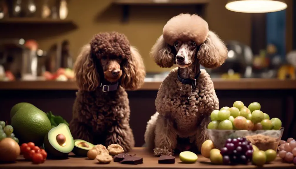 foods harmful to poodles