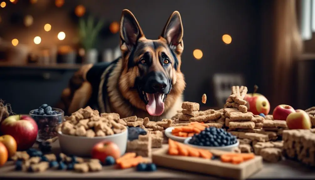 german shepherd friendly snack options