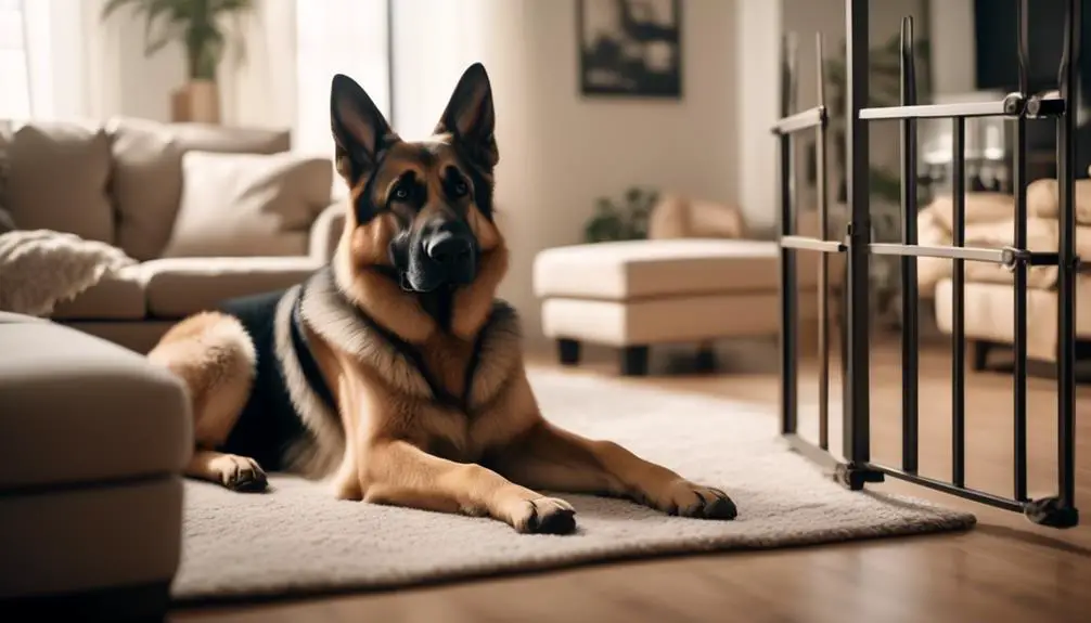 german shepherd home safety