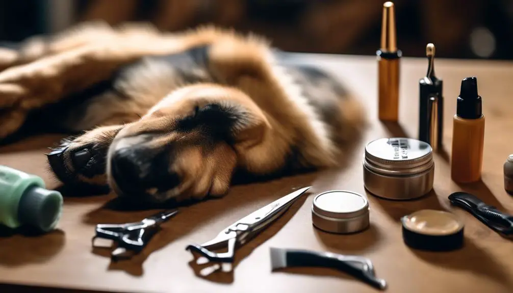 german shepherd nail care