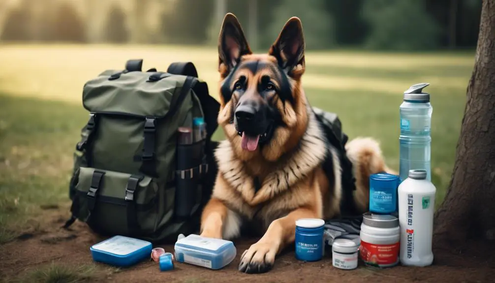 german shepherd owners emergency preparedness