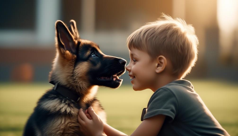 german shepherd puppy development