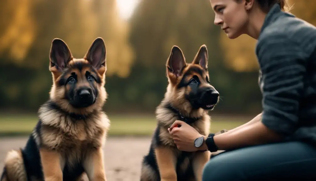 german shepherd puppy training