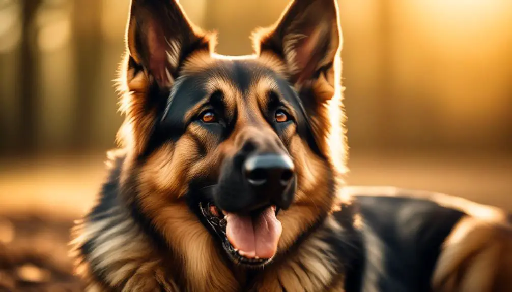 german shepherd s healthy skin