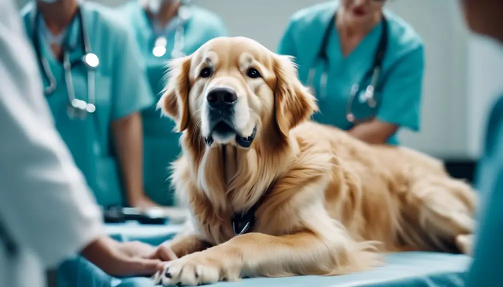 golden retriever cardiac health