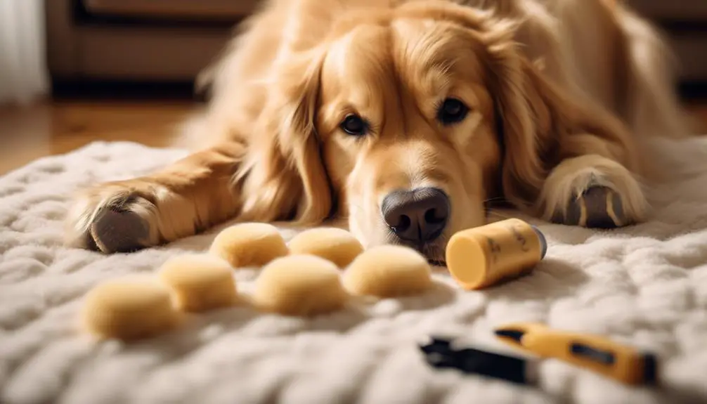 golden retriever foot protection