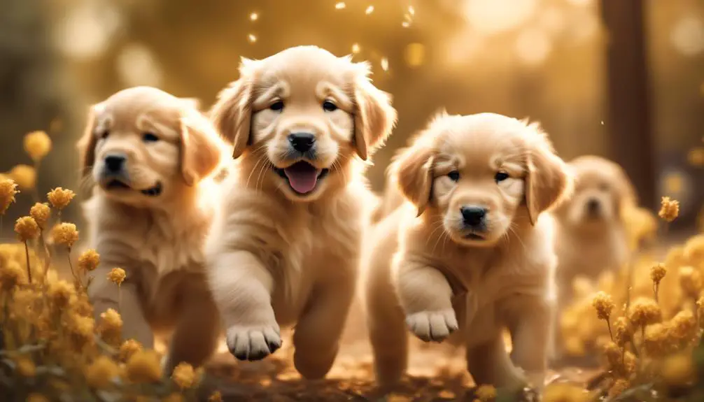 golden retriever puppy development