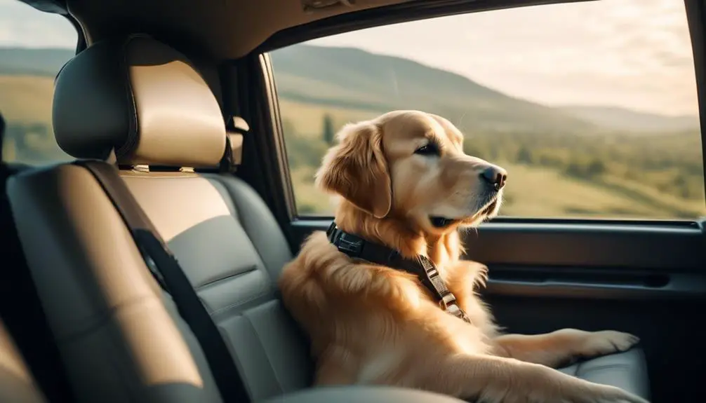 golden retriever travel safety