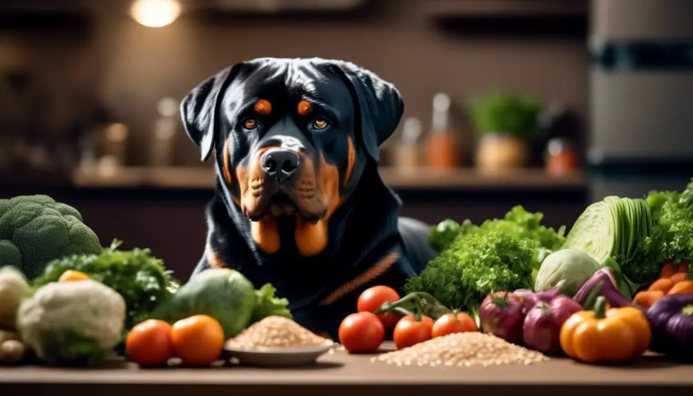 grain free diets for rottweilers