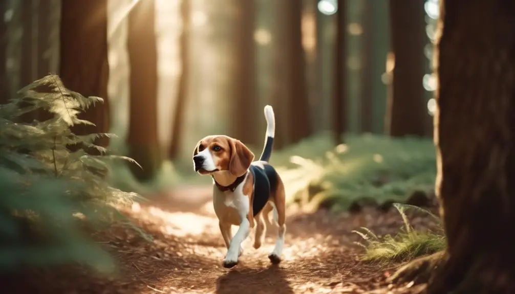 hiking with beagle guide