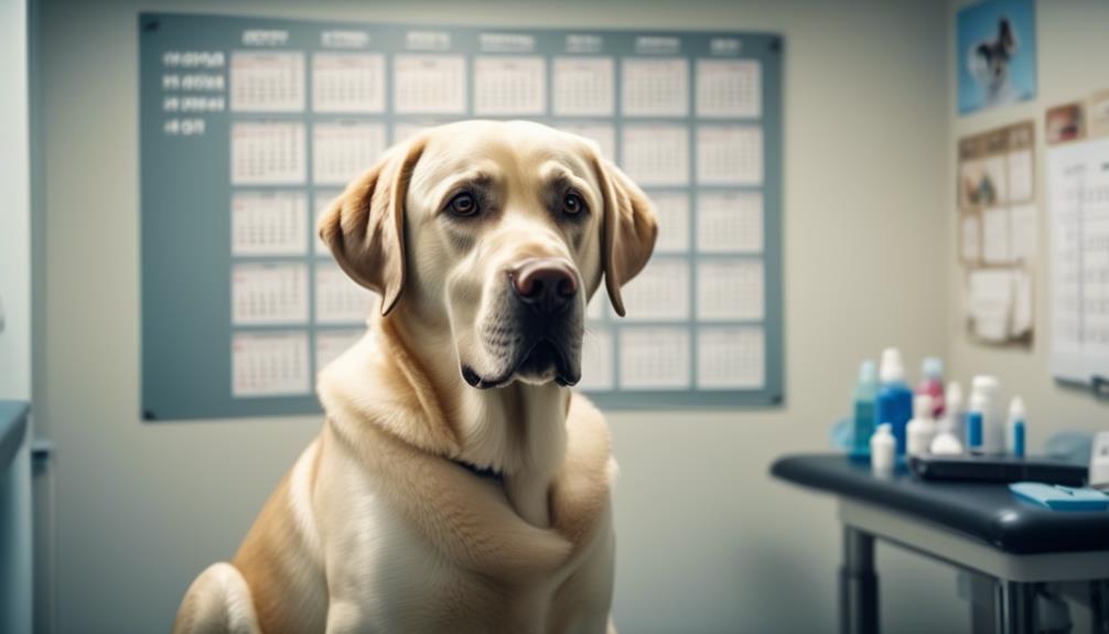 labrador health maintenance schedule