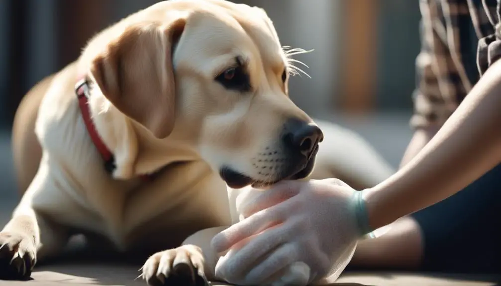 labrador retrievers first aid guide