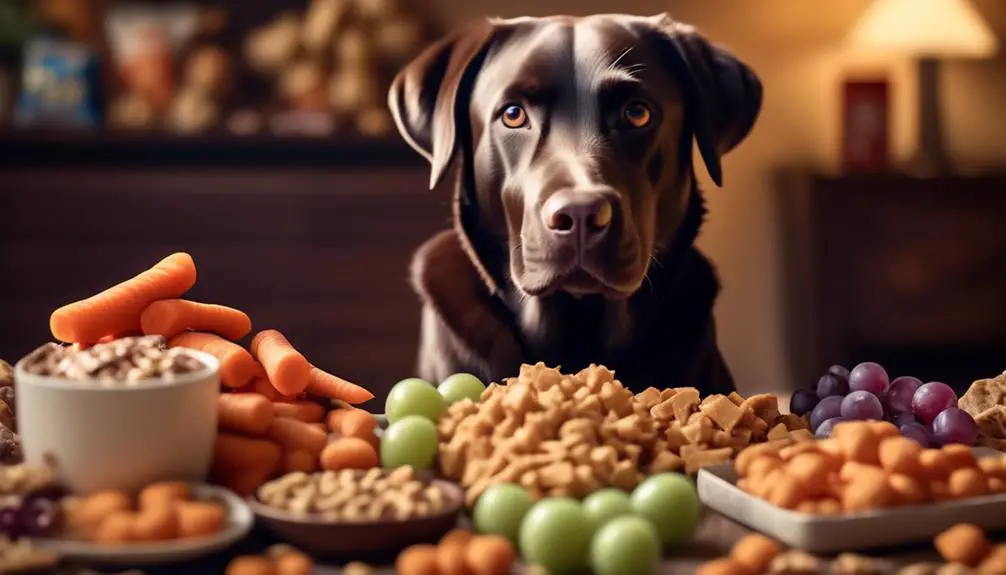 labrador retrievers forbidden foods